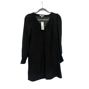 BB Dakota Steve Madden Ruston Textured Long Sleeve Shift Minidress